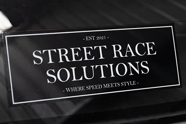 Street Race Solutions Merchandise - Classic JDM Slap Sticker