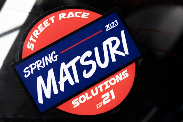 Street Race Solutions Merchandise - Drift Matsuri 2023 Sticker