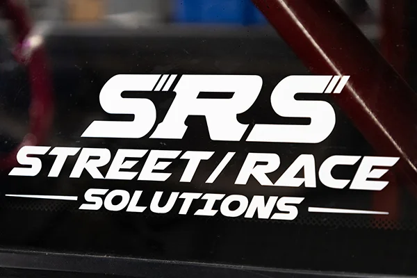 Street Race Solutions Merchandise - White SRS Sticker