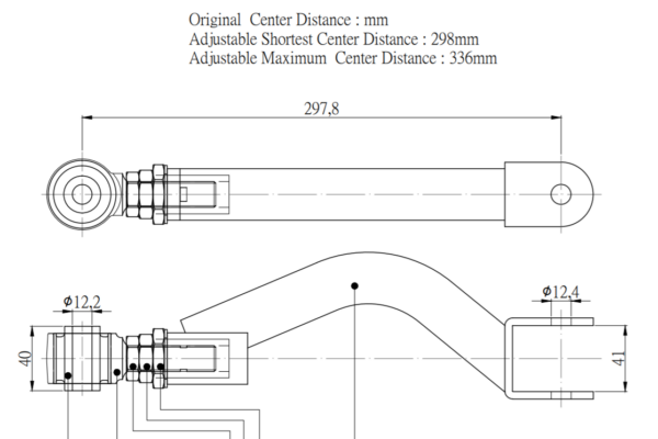 REAR UPPER ARM/CAMBER KIT NISSAN, SILVIA, Q45, SKYLINE, Y33 97-01, R33/34, R33/34 GTR, S14/S15