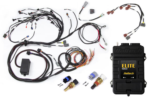 Haltech Elite 2500 + Terminated Engine Harness - Nissan RB Twin Cam With Series 1 (Early) Ignition Type Sub Harness